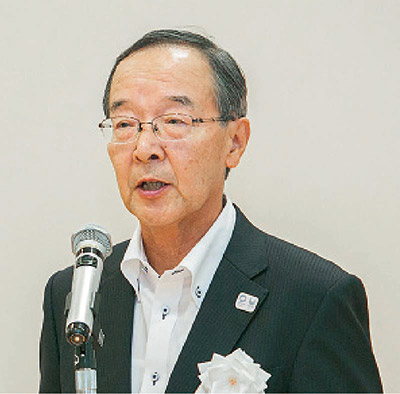 開会挨拶をする藤井寛行理事長
