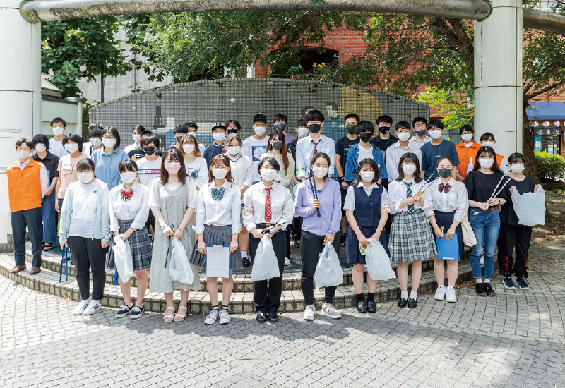 第一学院高等学校 立川キャンパスの皆さん 
