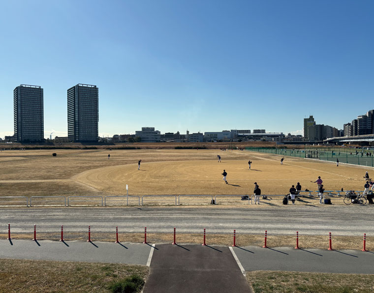 多摩川六郷橋緑地野球場