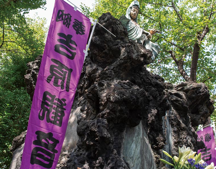 吉原弁財天の吉原観音